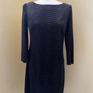 Jessica Howard Holiday Dress NYE Black sparkle Size 6